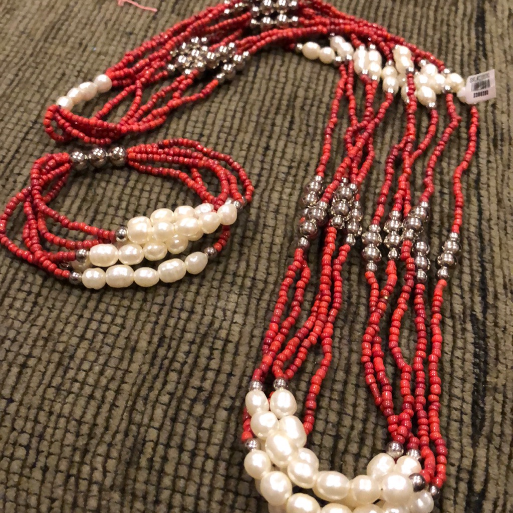 Necklace And Bracelet Set 754